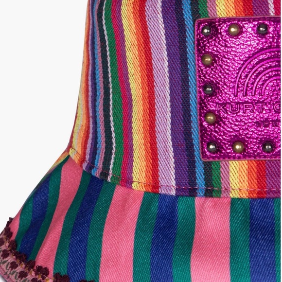 Kurt Geiger Multicolor Striped Bucket Hat